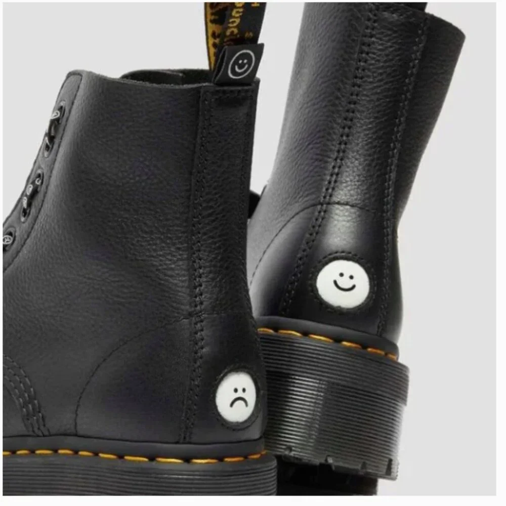 Dr. Martens | Sinclair Lazy Oaf Leather Platform Boots - Picture 2 of 11